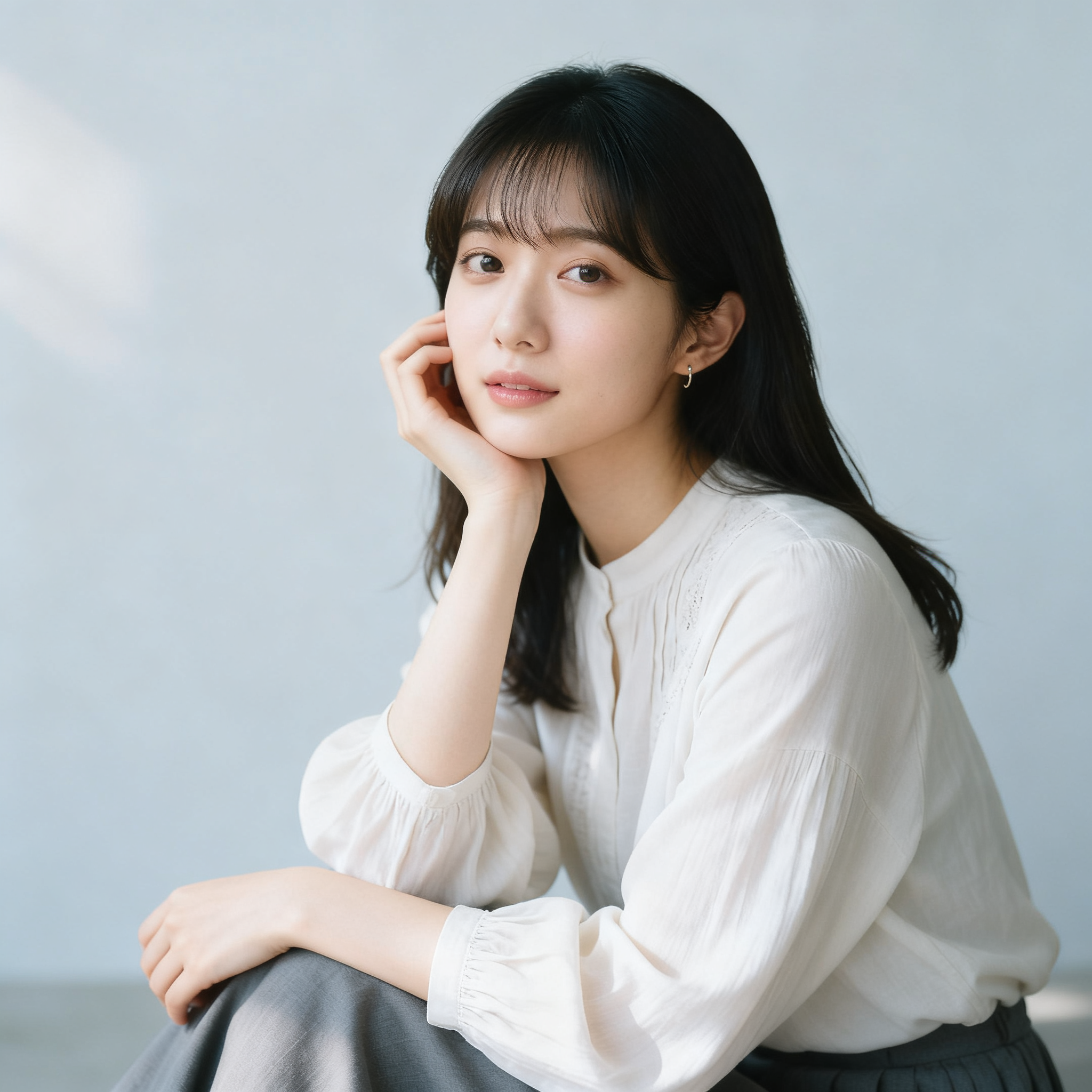 女性真人形象原图